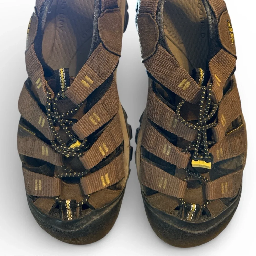 KEEN Newport H2 Brown Rugged Sport Sandals Men’s US 8.5 Trail Outdoor Hiking
